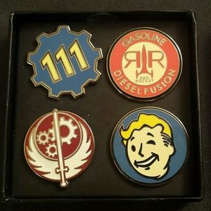 Fallout 4 collector pin set